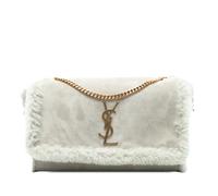 Yves Saint Laurent Vintage - Sac bandoulière en daim Pre-owned - Femme - Pre-owned - Gris - Taille: ONE Size