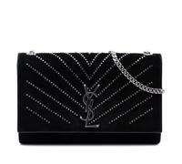 Yves Saint Laurent Vintage - Sac bandoulière en daim Pre-owned - Femme - Pre-owned - Noir - Taille: ONE Size