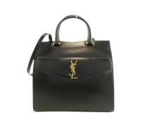 Yves Saint Laurent Vintage - Sac cabas Pre-owned Uptown en cuir de veau - Femme - Pre-owned - Noir - Taille: ONE Size