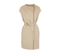 Yves Salomon - Cape ceinturée double face en mélange de cachemire - Femme - Robes - Brun - Taille: 38 FR