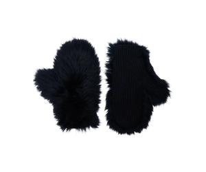 Yves Salomon - Moufles - Femme - Accessoires - Noir - Taille: ONE Size