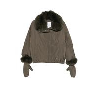 Yves Salomon - Veste d'hiver - Femme - Vestes - Brun - Taille: 38 FR