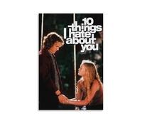 YVFCIRXTT 10 Things I Hate About You- Impression d'art moderne de style rétro - Décoration murale pour salon, cuisine, café - Imperméable - 50 x 75 cm - Sans cadre