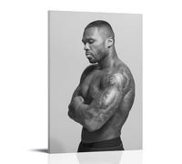 YVFCIRXTT 50 CentModern Art Printing Décoration murale de style rétro pour salon, cuisine, café, affiche imperméable 20 x 30 cm