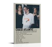 YVFCIRXTT Affiche imperméable Chase Atlantic par Chase Atlantic- Décoration murale de style rétro - Pour salon, cuisine, café - 50 x 75 cm - Style cadre