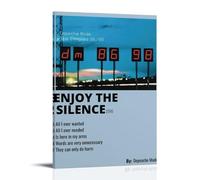 YVFCIRXTT Depeche Mode Enjoy The Silence Art Impression d'art moderne Décoration murale de style rétro pour salon, cuisine, café, affiche imperméable 50 x 75 cm