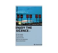 YVFCIRXTT Depeche Mode Enjoy The Silence Art Impression d'art moderne Décoration murale de style rétro pour salon, cuisine, café, café, affiche imperméable 40 x 60 cm, sans cadre