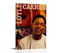 YVFCIRXTT Hugo-Loyle Carner Affiche murale imperméable de style rétro pour salon, cuisine, café, 40 x 60 cm, style cadre