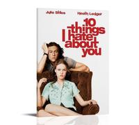 YVFCIRXTT Poster 10 Things I Hate About You, impression d'art moderne, style rétro, décoration murale, salon, cuisine, café, café, affiche imperméable 30 x 45 cm, style cadre