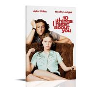 YVFCIRXTT Poster 10 Things I Hate About You, impression d'art moderne, style rétro, décoration murale, salon, cuisine, café, café, affiche imperméable 40 x 60 cm, style cadre