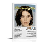 YVFCIRXTT The Secret of Us-Gracie Abrams, impression d'art moderne de style rétro, décoration murale pour salon, cuisine, café, affiche imperméable 20 x 30 cm, style cadre