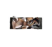 YVNKHKU Bandeaux en nylon doux avec nœuds extensibles pour bébé - Accessoires pour nouveau-né et enfant - Tigre triste