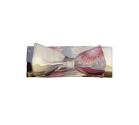 YVNKHKU Bandeaux en nylon doux avec nœuds extensibles pour bébé Motif plage et feux d'artifice au coucher du soleil