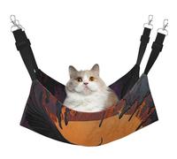 YVNKHKU Crow Close-up, hamac réversible à suspendre pour chat, lit réglable pour chaton chiot ou petit moyen