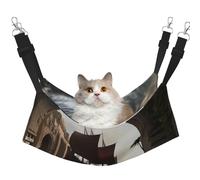 YVNKHKU Gros plan de Magic Watergate Hamac réversible pour chat suspendu doux et respirant Lit réglable pour chaton chiot ou petit grand