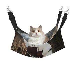 YVNKHKU Gros plan de Magic Watergate Hamac réversible pour chat suspendu doux et respirant Lit réglable pour chaton chiot ou petit grand