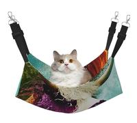 YVNKHKU Half Human, Half Angus Bull Hamac réversible à suspendre pour chat doux et respirant Lit réglable pour chaton chiot ou petit moyen