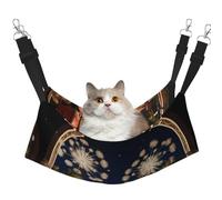 YVNKHKU Hamac lumineux réversible pour chat avec graines de pissenlit à suspendre, doux et respirant, lit réglable pour chaton, chiot ou petit moyen