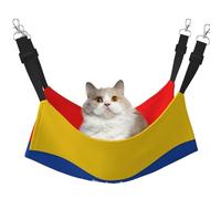 YVNKHKU Hamac réversible à suspendre avec drapeau du Venezuela pour chat - Doux et respirant - Lit réglable pour chaton chiot ou petit et grand