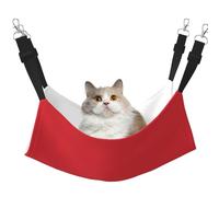 YVNKHKU Hamac réversible à suspendre avec drapeau indonésien, doux, respirant, pour animal domestique, lit réglable pour chaton, chiot ou petit et grand