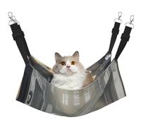YVNKHKU Hamac réversible pour chat The Golden Mammoth in The Dilapidated City - Doux et respirant - Lit réglable pour chaton chiot ou petite et moyenne