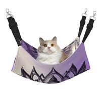 YVNKHKU Lotus Mandala Hamac réversible à suspendre doux et respirant pour animal domestique Lit réglable pour chaton chiot ou petit et grand