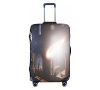 YVNKHKU Miracle Dome Halo Housse de valise extensible - Durable, anti-rayures, convient aux bagages de 45,7 à 81,3 cm, facile à laver et protection de voyage, noir, Large