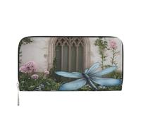 YVNKHKU Portefeuille portefeuille élégant pour homme et femme, cuir PU, plusieurs compartiments, idéal pour l'argent liquide et les cartes The Door of Dreams, noir, One Size