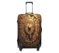 YVNKHKU Stargate Housse de valise extensible - Durable, anti-rayures, convient aux bagages de 45,7 à 81,3 cm, facile à laver et protection de voyage, noir, Medium