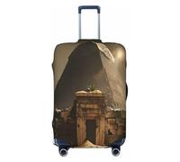 YVNKHKU The Pyramid of the Lost World Housse de valise extensible - Durable, anti-rayures, convient aux bagages de 45,7 à 81,3 cm, facile à laver et protection de voyage, noir, Medium