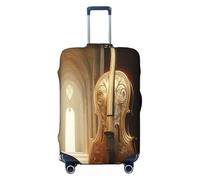 YVNKHKU Unreal Housse de valise extensible pour violoncelle du moteur - Durable, anti-rayures, convient aux bagages de 45,7 à 81,3 cm, facile à laver et protection de voyage, noir, X-Large