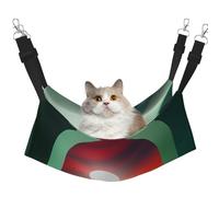 YVNKHKU Wolf Under The Moonlight Hamac réversible pour chat à suspendre doux et respirant Lit réglable pour chaton chiot ou petit et grand