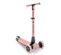 Yvolution Y Planeur Nua Trois Roue Scooter pour Enfants - Pliable Design - Rose