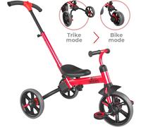 Yvolution Y Velo Flippa 4-in-1 Bébé Tricycle Pour Balance Vélo Âges 5.1-12.7cm