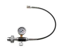 Yvxotrxnk Filetage DIN de qualité professionnelle | Valve adaptateur de station de remplissage pour utilisation de plongée en air, connexion DIN G5/8, 6000 psi 400 bar HPA, construction en acier
