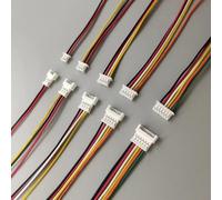 Yvxotrxnk JST Kit de connecteur 1,25 mm, 5/10 paires mâle et femelle 2/3/4/5/6 broches avec fils de 10 cm, pour micro drone, FPV, récepteur, bande LED - DIY électronique (3P, 10 paires)