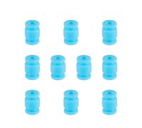 Yvxotrxnk Lot de 10 balles en silicone anti-vibration pour drone FPV, trou de montage de 8 mm, pièces de stabilisation RC (bleu)