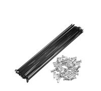 Yvxotrxnk Lot de 40 sabots en acier 14G pour vélo avec 260-300 mm pour la plupart des pièces de rechange de vélo (40 pièces de 297 mm)