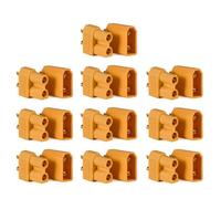 Yvxotrxnk Lot de 5/10 paires de connecteurs XT30 XT60 XT90 T | Connecteurs mâles femelles pour batterie Lipo RC | Amass XT30U XT60H T Deans Style | Kit de connecteurs RC universels (10 paires XT60)