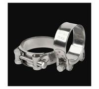 Yvxotrxnk Pinces de tuyau en acier inoxydable 304 résistantes aux fuites et aux tuyaux d'échappement, clips de tuyau d'échappement de qualité professionnelle (36-39 mm)