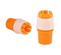 Yvxotrxnk Raccord rapide de tuyau de jardin vers tuyau rigide, adaptateur universel de robinet avec raccord de tuyau d'eau en plastique, pour le lavage de voiture et accessoires d'eau d'extérieur (10