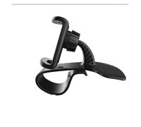 Yvxotrxnk Support de téléphone de voiture rotatif à 360°, support de tableau de bord avec clip solide, support mobile anti-tremblement pour iPhone 16 15 Pro pour Samsung pour tous les téléphones