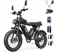 YVY C20 MAX - Vélo Électrique 20"" - Moteur 2000W - Batterie Amovible 52V 40Ah 60KM/H - Autonomie 180km - Suspension intégrale -
