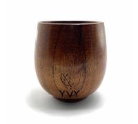 YVY Maté Calebasse maté en Bois | Calebasse bois de jujubier de 120ml | Jusqu'à 20g de maté | Idéal pour la découverte du maté traditionnel