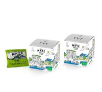 YVY MATÉ Yerba Mate Affiné 24 mois Bio Grand Cru | Lot de 2 boîtes de thé maté naturels | Bio Non Fumé, Sans Tige, Sans Poussière | Feuilles affinées durant 24 mois | Boisson Bien-être