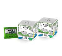 YVY MATÉ Yerba Mate Vert Bio Grand Cru | Lot de 2 boîtes | Format pratique 15 sachets de thé maté | 100% feuilles Bio, Non Fumé, Sans Tige, Sans Poussière | Infusion proche du thé vert | Boisson Détox