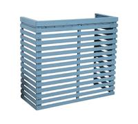 YVYKFZD Cache Climatiseur Exterieur, Cache Climatiseur Extérieur en bois, Couverture De Climatiseur autoportante avec support de fleurs, panneaux de clôture d'intimité, Cache Clim support pour plantes