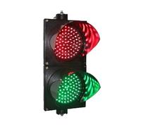 YVYKFZD Feu de Circulation industriel, Feu de Signalisation à LED de 200 mm (8 pouces), Feu Stop and Go rouge/vert, Feux de Circulation pour boîtier PC, voyant d'avertissement de baie de quai(Individu