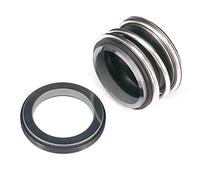 YVZDHNSFY Différents modèles Diamètre intérieur SiC/SiC Anneau d'étanchéité Arbre d'étanchéité Ressort à vis unique pour pompe à eau Roulement de cylindre d'huile 109 étanche (18 mm)