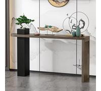 YVZYLXH Console Meuble Salsa Table d'appoint en Bois,Meuble de Rangement Entrée ou Salon,Table d’Entrée, Bout de Canapé, Table d'Appoint, for Couloir, Entrée, Salon(Gray,100cm/39.4in)